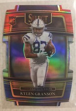2021 Select Kylen Granson R/C Concourse Level Red/Blue Die Cut Prizm