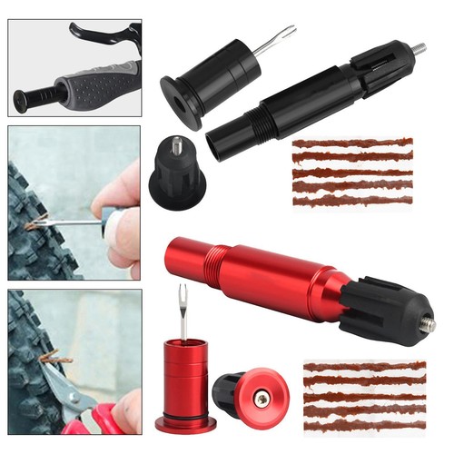 with Rubber Strips Bicycle Tubeless Tire Repair Kit Bicycle Tire Repair