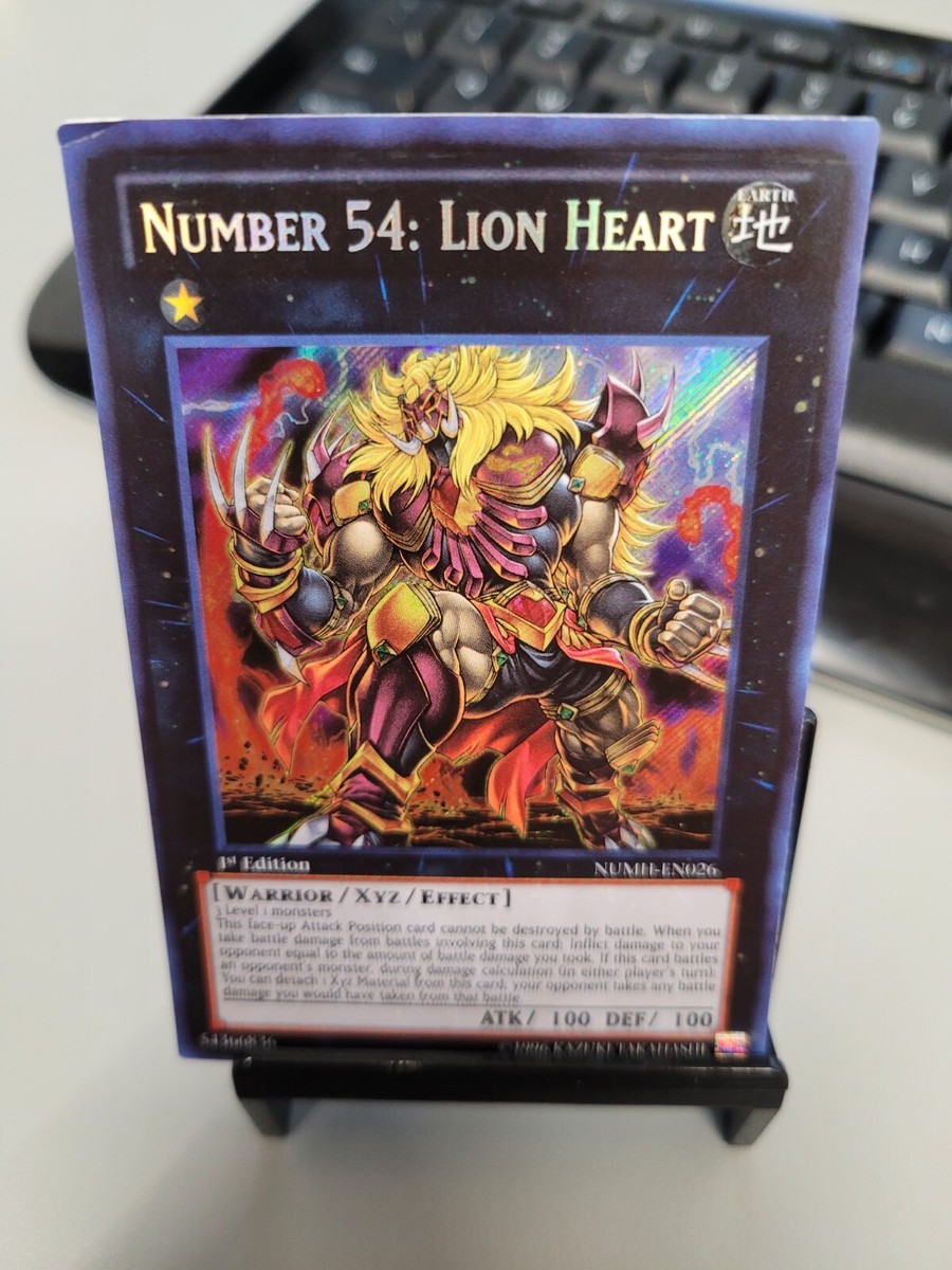 Number 54: Lion Heart - NUMH-EN026 - Secret Rare 1st Edition DVY12