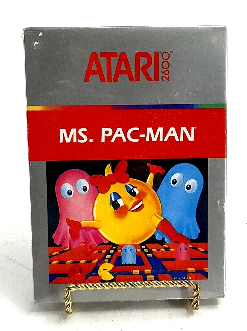 Видеоигры Atari 2600 Miss Pac-Man NTSC-U/C (США/Канада) - огромный