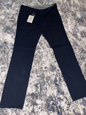 RICH FAMOUS NARROW FIT MEN S 36x32 BLUE PANT. NWT