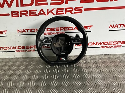 2013-2019 AUDI S3 8V FLAT BOTTOM STEERING WHEEL MULTIFUNCTION PADDLE 8V0419091AB