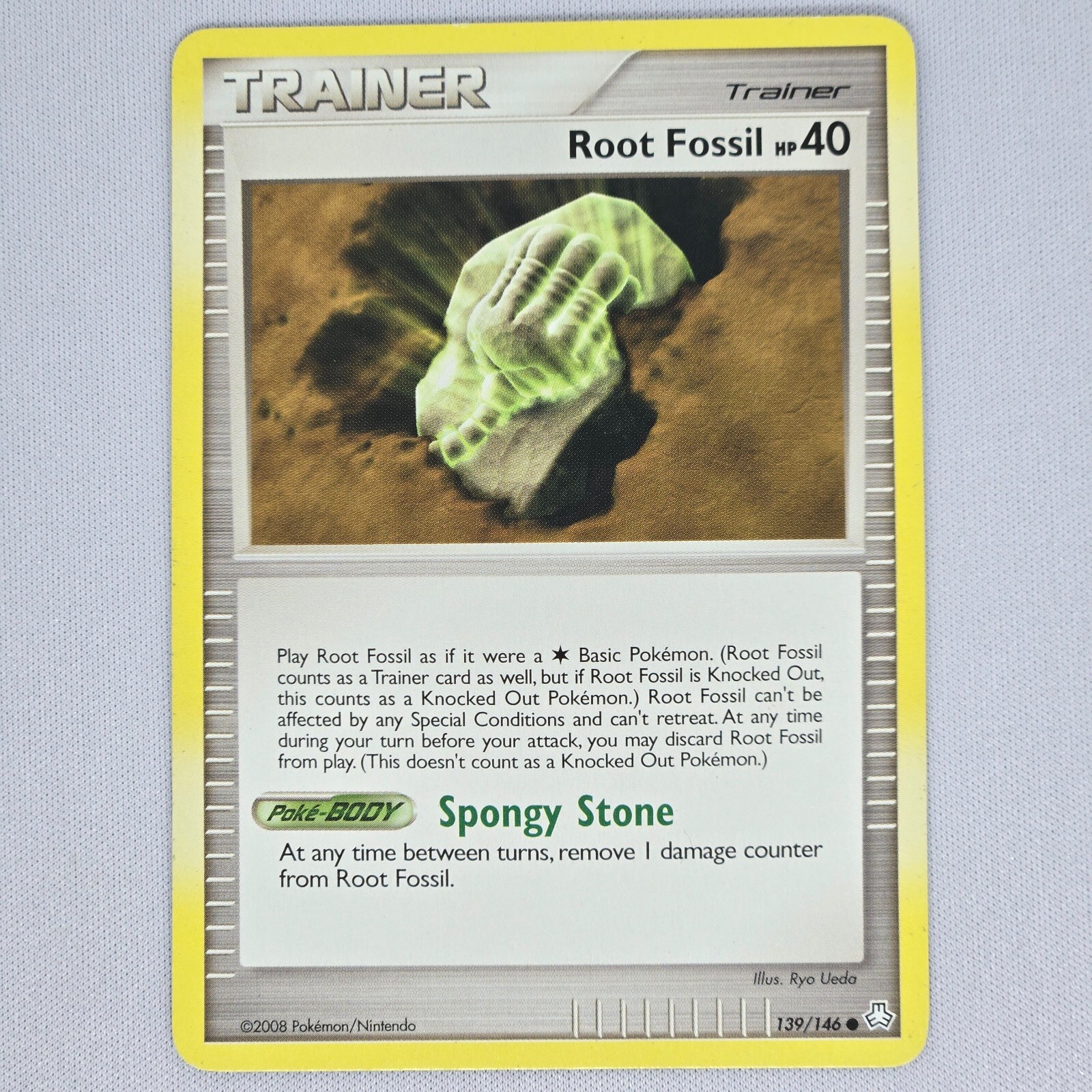 Root Fossil 139/146 Legends Awakened Common Pokemon Card TCG English LP