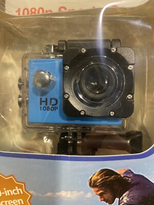 Sports Cam Full HD 1080P Waterproof Up To 30m 2  Screen New ON SALE