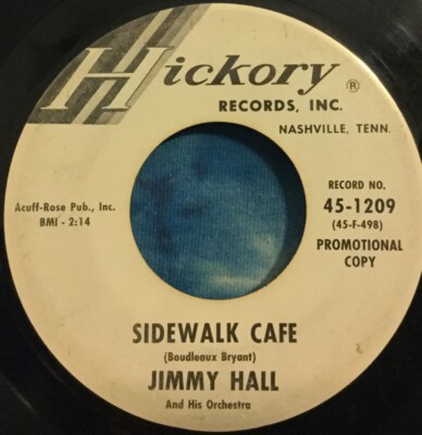 Jimmy Hall 45 Sidewalk Cafe / Cathy s Clown HICKORY Promo 
