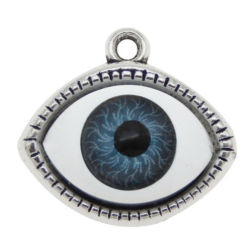 14 un. Dijes Colgantes Joyería Artesanía Ojos de Demonio Ojos Malos de Ojos Surtidos 22x20mm - Imagen 15 de 28