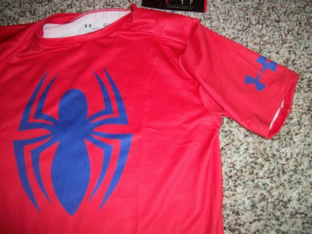 under armour spiderman shirt