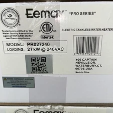 Eemax PRO27240 Tankless Water Heater
