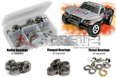 NEW RC Screwz Traxxas 1/16th Slash Metal Shielded Bearings Kit FREE US SHIP