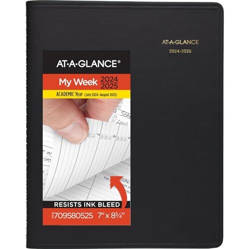 2024-2025 Academic Weekly & Quarterly Planner - Medium Size New Edition-image