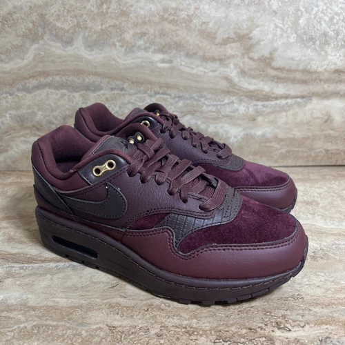 Nike Women's Air Max 1 Burgundy Crush DV3888-600 Burgundy Crush Size 5