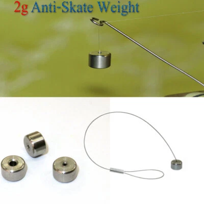 Universal 2g Anti-Skate Bias Weight with Nylon Wire for Pro-ject Turntables,SME