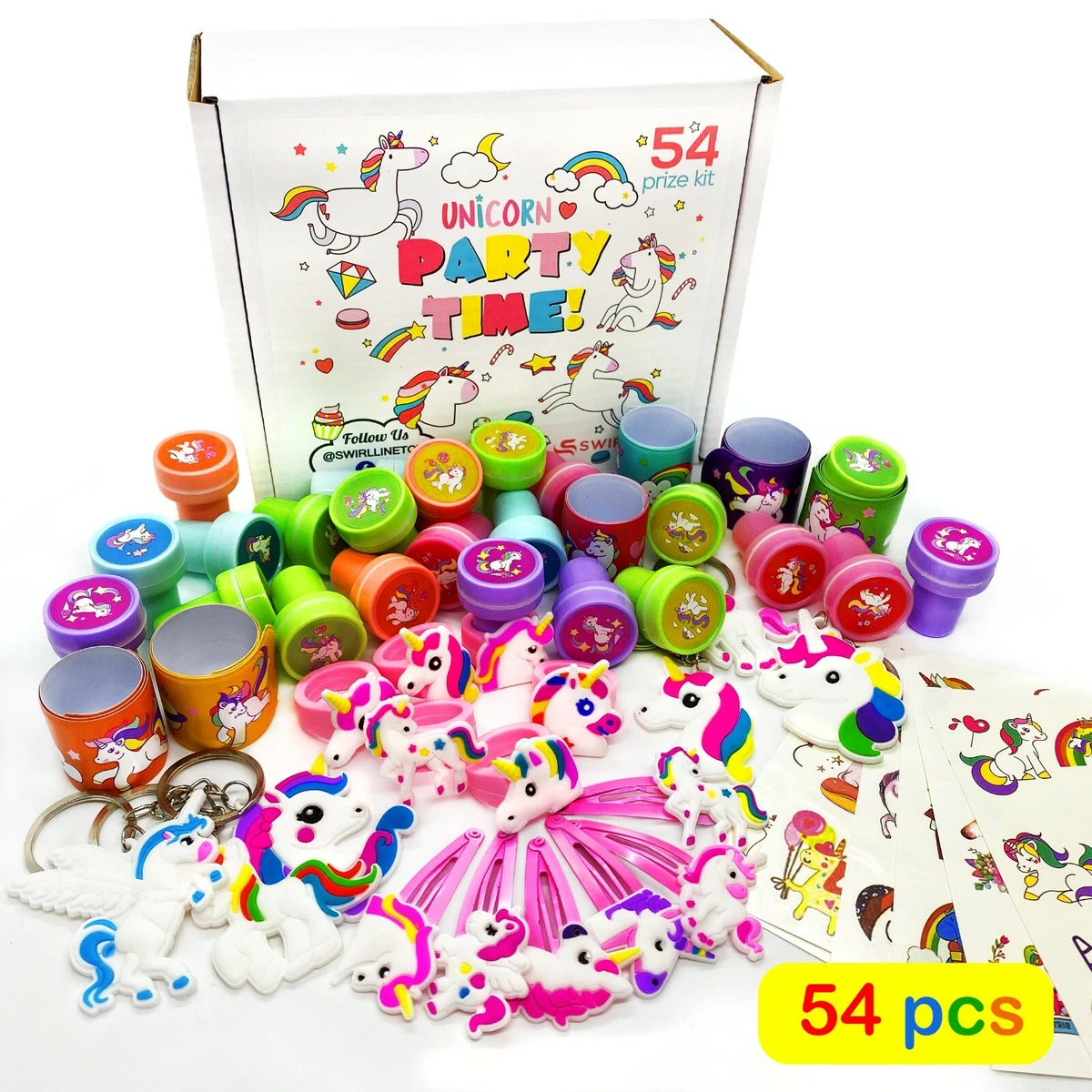 54 PCS Kids Party Favors Carnival Prizes for Girls Gifts Bulk Toys  Assortment