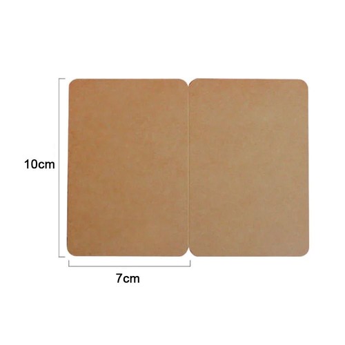 20pcs Blank Postcard Kraft Paper Blank Cards Paper Card Wedding/Birthday Party - Picture 3 of 15