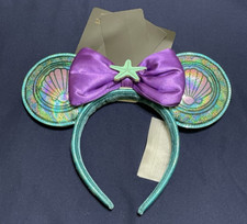 Loungefly Disney Princess Stained Glass Ariel Little Mermaid Ear Headband LE1000