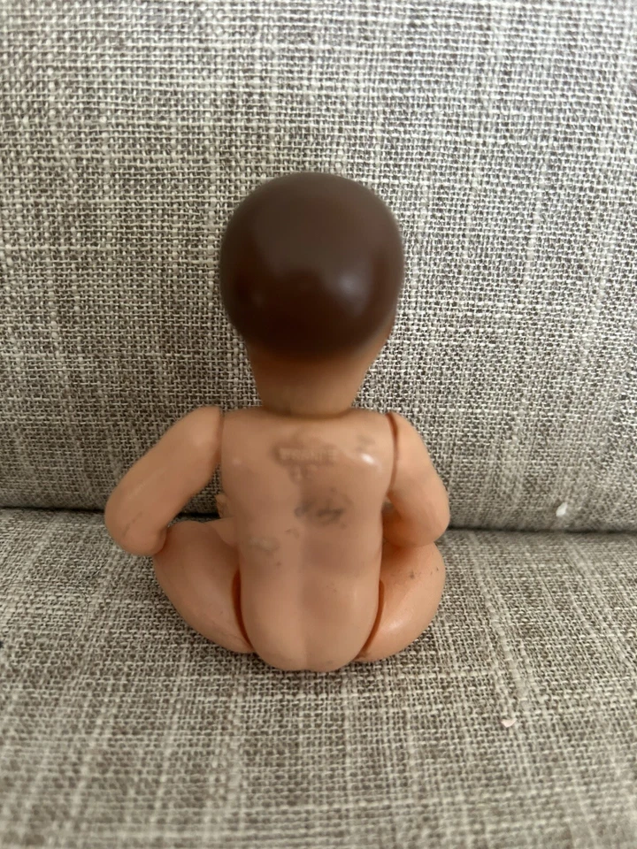 BEAU BAIGNEUR ANCIEN POUPÉE ANCIENNE PETIT COLIN NOUVEAU NÉ - Photo 2/2