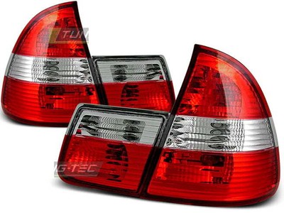 Baklykter for BMW 3-serie E46 99-05 TOURING Röd vit Gratis frakt LTBM27WL XINO C