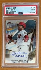 2020 Topps FINEST JUAN SOTO Auto FA-JS PSA 9 MINT