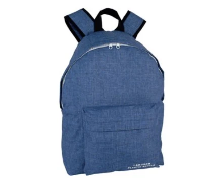 Sac à dos bleu les recyclés 1 compartiment neuf Hamelin (g) - Photo 1/4