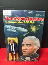 Battlestar Galactica 1978 Adama Complete With Repro Cardback Nice!💥💥
