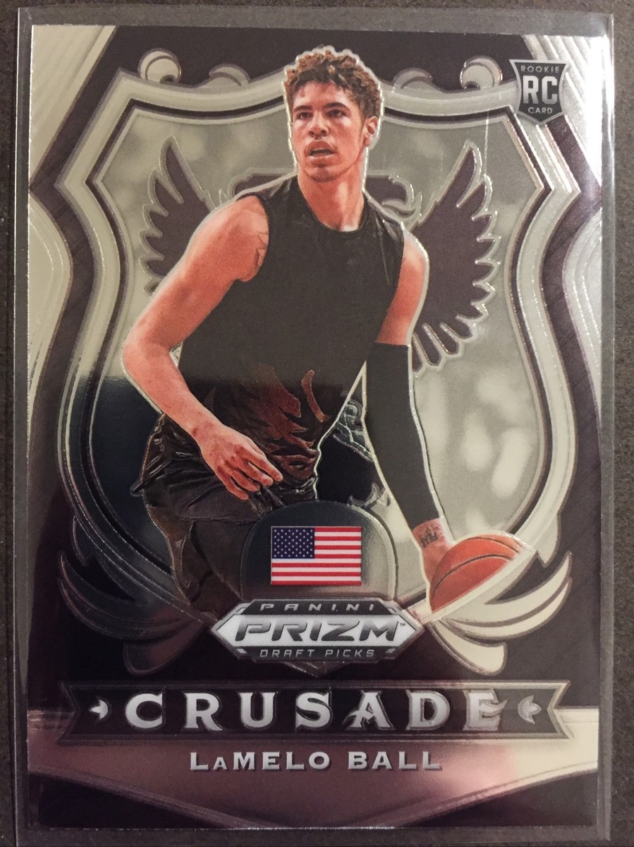 LAMELO BALL 2020-2021 PANINI PRIZM DRAFT CRUSADE RC ROOKIE LAMELO BALL 2020-2021 PANINI PRIZM DRAFT CRUSADE RC ROOKIE