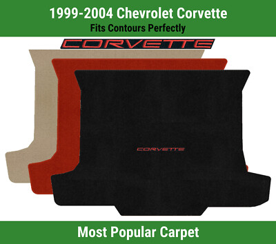 Lloyd Ultimat Deck Carpet Mat for '99-04 Chevy Corvette w/Red on Black Corvette