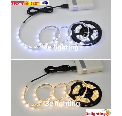 1M 2M 3M USB RGB 5050 LED Strip Light 5V TV Back Lamp Colour Changing Waterproof - Picture 6 of 8
