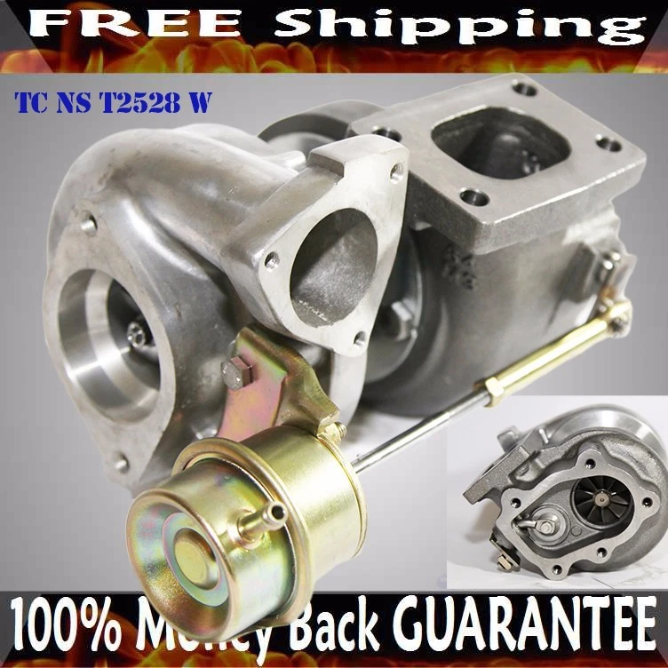 Гибрид с масляным/водяным охлаждением Turbo T25/T28 2 дюйма впускное отверстие 2 болта фланж для 240SX SR20 CA18 - Изображение 2 из 4