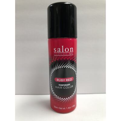 Temporary Hair Color Salon on 5th Ave NYC Ruby Red Net Wt. 1.4 oz