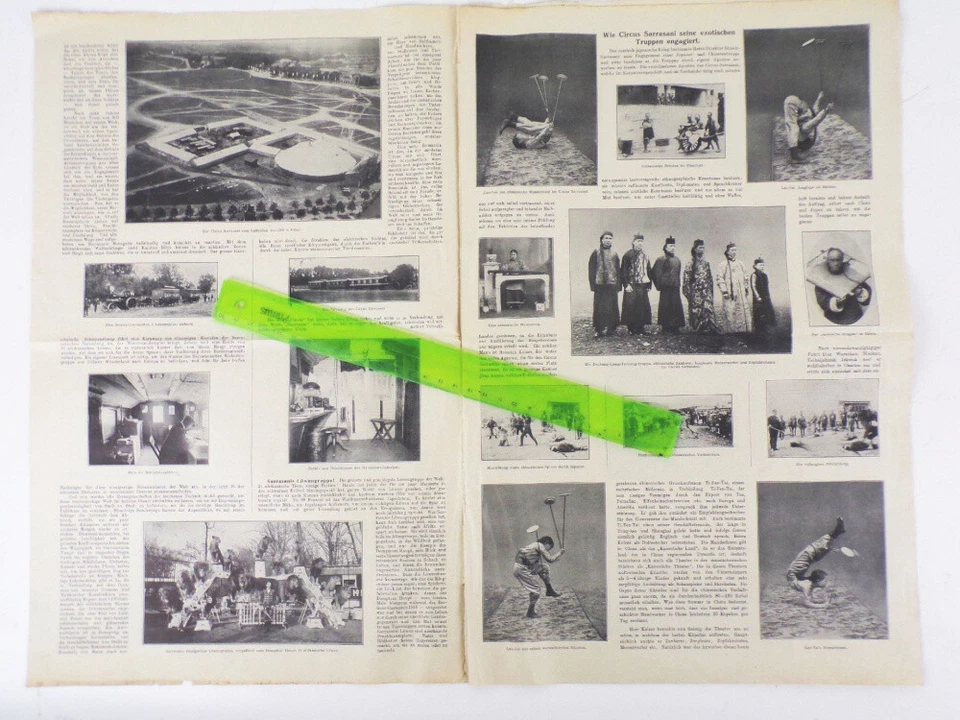 Die Weltschau Sarrasani illustrierte Zeitung Nummer 1 Juni 1910 1 Jahrgang Zirku - Bild 2 von 4