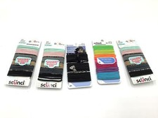 Scunci 5 Pack Assorted Colors Hair Elastics For Women No Damage Medium Hold