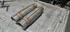 7 Stainless Steel Chambered Muffler 2.5 High Performance 1 Pair 7 Stainless Steel Chambered Muffler 2.5 High Performance 1 Pair