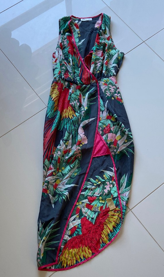 Alice McCall Floral Wrap Dress. Size Small. Pre-owned (j62)