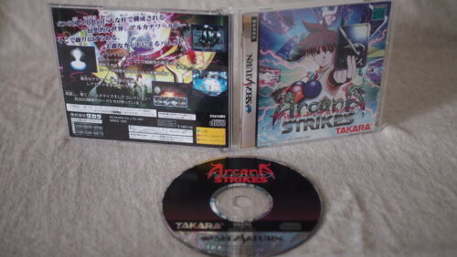 Arcana Strikes Sega Saturn 1997 Japan Tested SS VG RetroGaming w/card - Picture 1 of 8