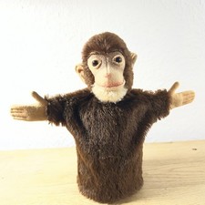 Steifftier: Steiff Handpuppe Schimpanse 'Jocko', mit Knopf o.Fahne 1960er rar !