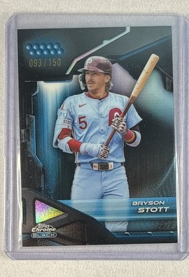 2026 Topps Chrome Black - Bryson Stott #115 Refractor /199
