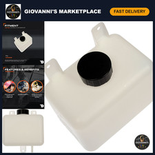 Universal Fluid Reservoir with Cap - Durable Replacement for Engine Cooling Syst