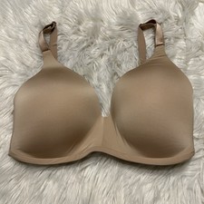 Soma 34DD Bra Tan Vanishing 360 Wireless Back Closure Stretch