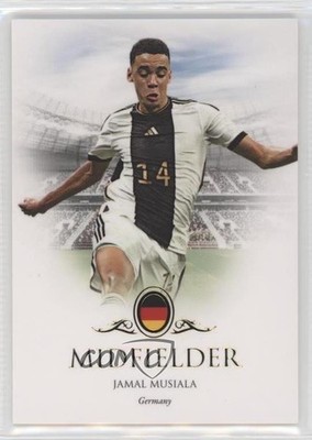 2023 Futera Unique World Football Midfielders Jamal Musiala #050 0t30