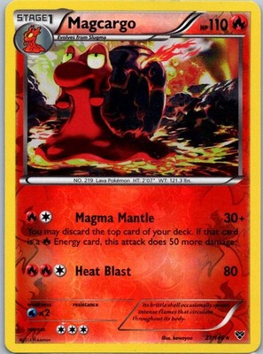 Magcargo 21/146 Rare XY Base Set 2014 LP