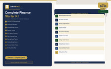 Complete Personal Finance Starter Kit 10 Pages Printable PDF Planner Download