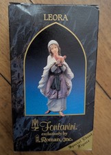 Fontanini Nativity LEORA With Oil Lamp Special Event Piece with Box & Card 5  