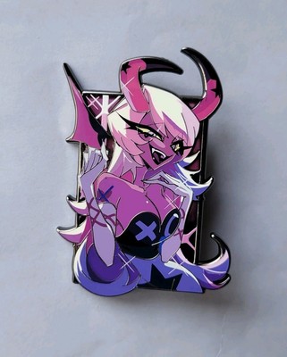 Helluva Boss Verosika Mayday 2.75'' Limited Edition Enamel Pin - Black Nickel