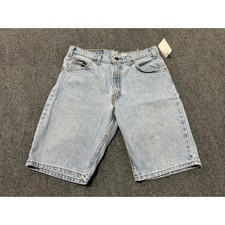 Levis 550 Orange Tab Denim Shorts - Light Wash Size 32