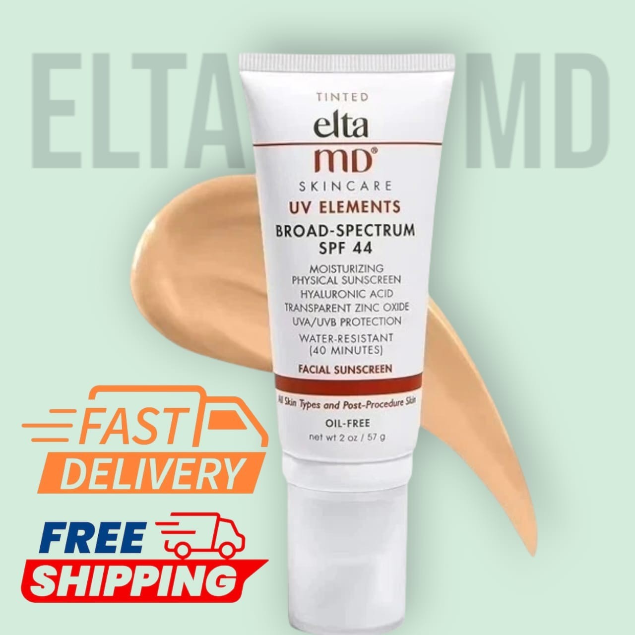 Elta MD UV Elements TINTED Facial Sunscreen SPF 44 2 oz New with Box NEW