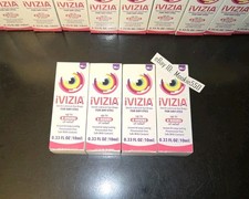 EXP 03/2028 4 Box Lot Large 0.33oz 10mL iVIZIA Lubricant Eye Drops 