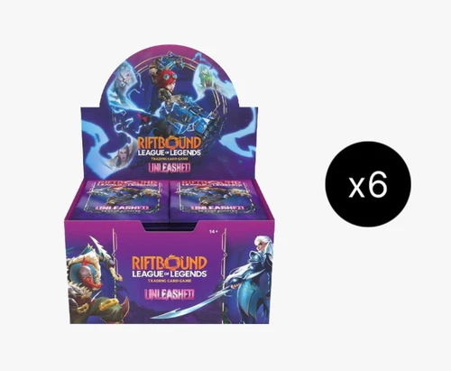 RIFTBOUND LEAGUE OF LEGENDS TCG UNLEASHED BOOSTER BOX CASE English Ships 5/8
