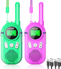Walkie Talkies for Kids Rechargeable 2 Pack, Providing 48Hrs Working Time and Lo