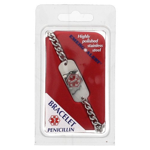 Allergy Bracelet, Penicillin, 1 Count