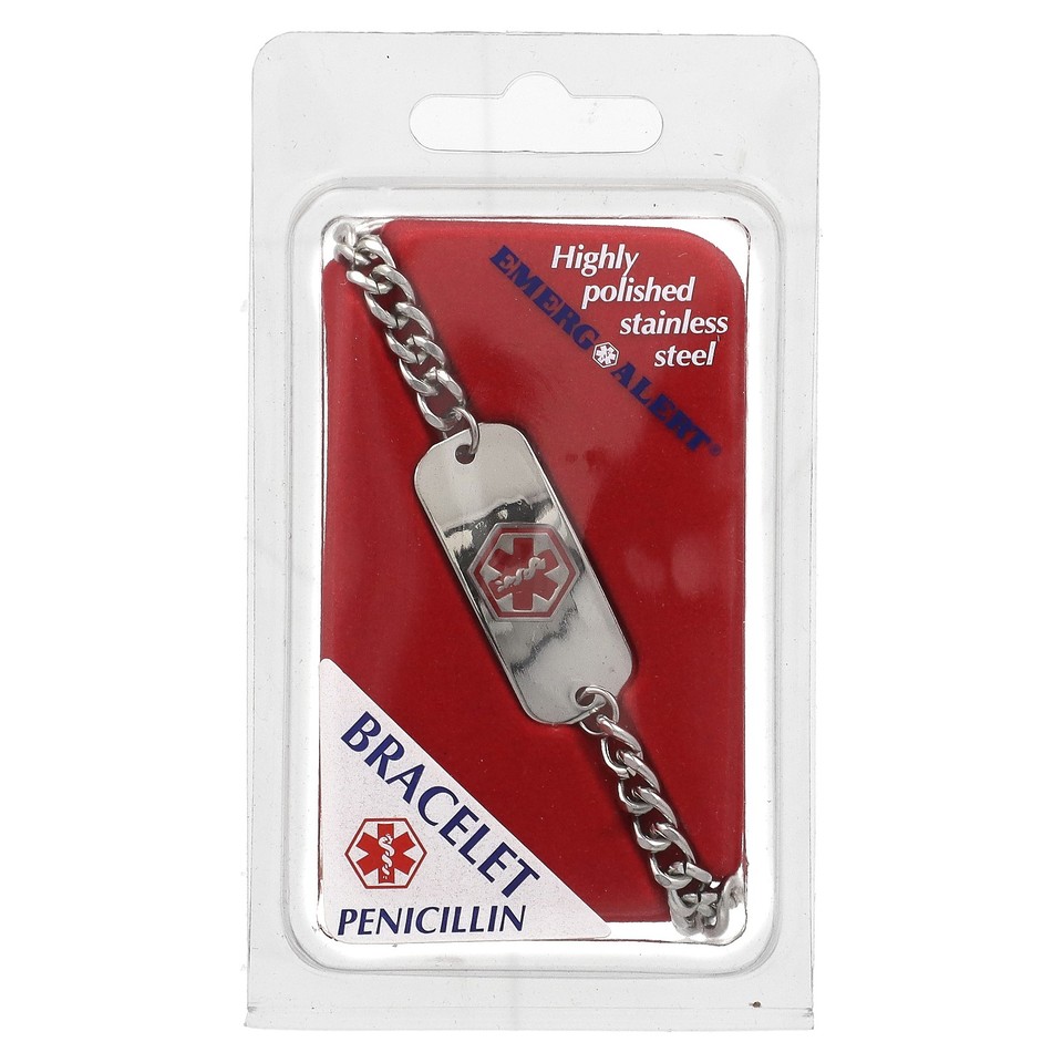 Allergy Bracelet, Penicillin, 1 Count